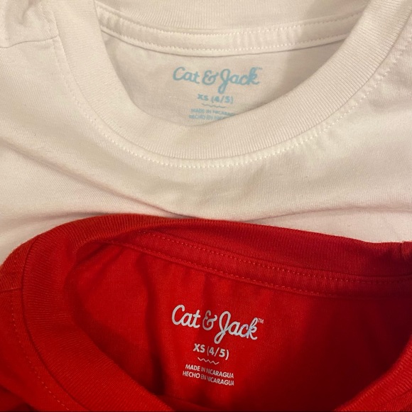 Cat & Jack shirts size XS 4/5 - Picture 4 of 5
